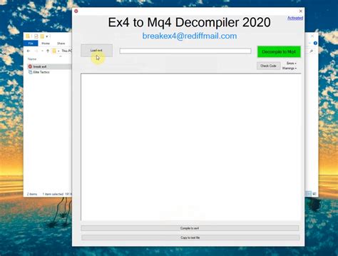 The software for decompiling (recovering) MetaTrader 4 (MT4) ex4 files into source code. . Ex4 to ex5 converter online
